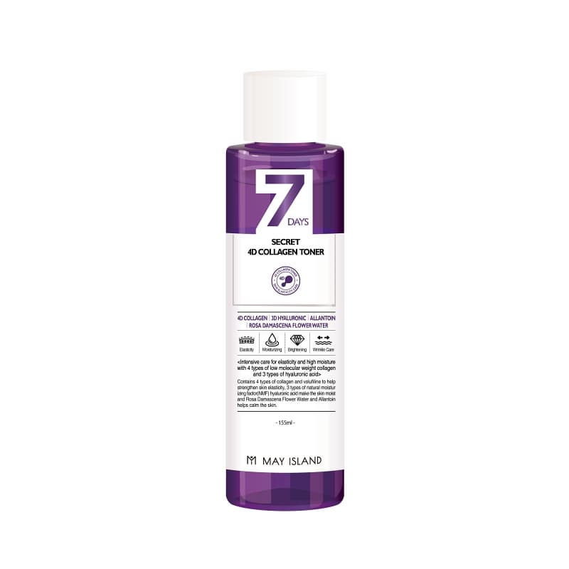 [MAY ISLAND] 7DAYS SECRET 4D COLLAGEN TONER 155ml