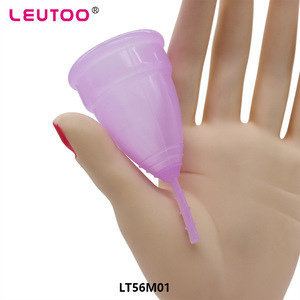 Medical Degrade Heathy Reusable Lady Silicone Menstrual Cup,Environmental and Health Design for Women Hygiene Care Menstrual Cup