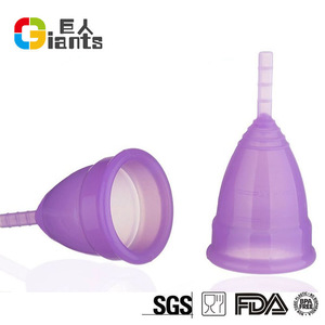 Medical Silicone Lady Menstruation Cup Comfortable Woman Period Menstrual Cups