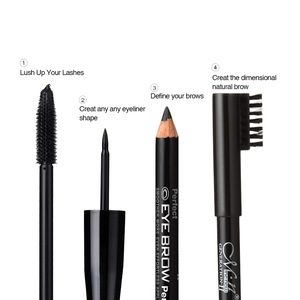 Menow Perfect Mascara and Liquid Eye liner Makeup Sets