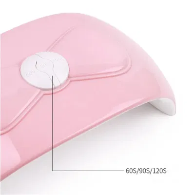 Nail Bowknot Phototherapy Machine Quick Dry Nail Lamp LED Portable Nail Polish Gel Baking Lamp Suitable for Beginners Tools