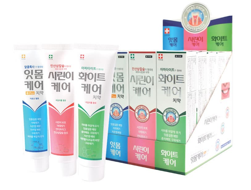 Neo Gum care, Highly-Sensitive Tooth care, White care toothpaste