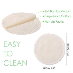 New Arrival organic reusable makeup remover pads with jade roller