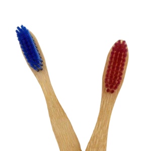 New  biodegradable Eco-friendly Bamboo toothbrush 4 pcs packaged with Customized logo