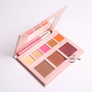 OEM Private Label Cosmetics Vegan Makeup Paper Cardboard Eyeshadow Palette