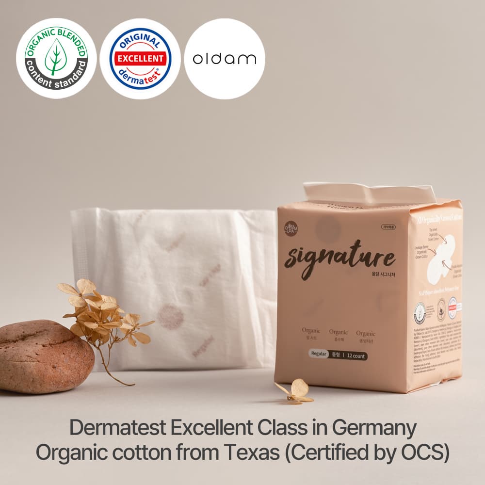 Oldam All Organic Signature Sanitary Pad for Regular