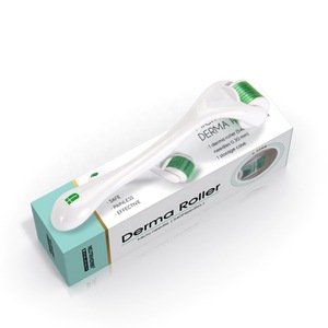 Private Label Best Skin Rolling System Gold Plated Get Derma Roller