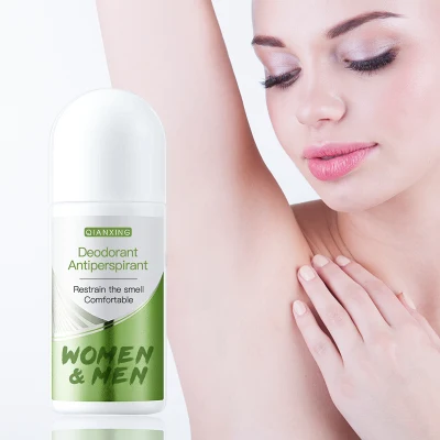 Private Label Cosmetic Body Care Natural Comfortable Smell Armpit Antiperspirant Body Deodorant Roll on for Women