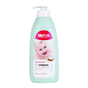 SBOOK 750ML Organics Baby Shampoo Moisturizing Tear Free Babi Shampoo and Baby Wash