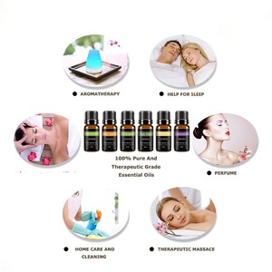 Senple Aromatherapy Pure Essential Oils Set for Diffuser Blends Kits with Lavender, Peppermint, Orange, Rosemary, Tea Tree, Lemo