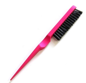 Sharp-tailed brush beauty hair dyed comb enamel plastic comb brush