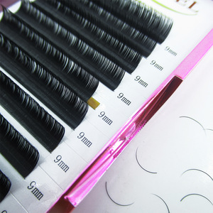 Silk Synthetic Korean Fiber D Curl Individual Lashes, Eyelash Extension Supplies Wholesale, Custom Package Private Label Lashes