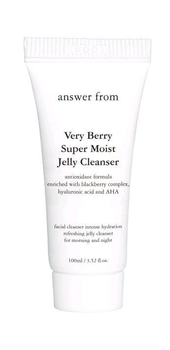 skin care : answer from very berry super moist cleanser