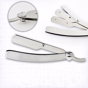 Straight Blades Barber Shaving Razor Folding Pocket Knife Fine Cutting Edge NEW