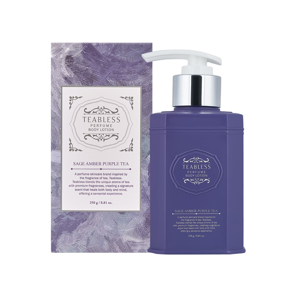 Teabless Perfume Body Lotion Sage Amber Purple Tea 250g