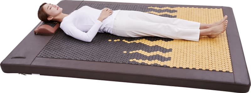 Thermal Mat with Sulfur-Ceramic and Bio-Ceramic stones