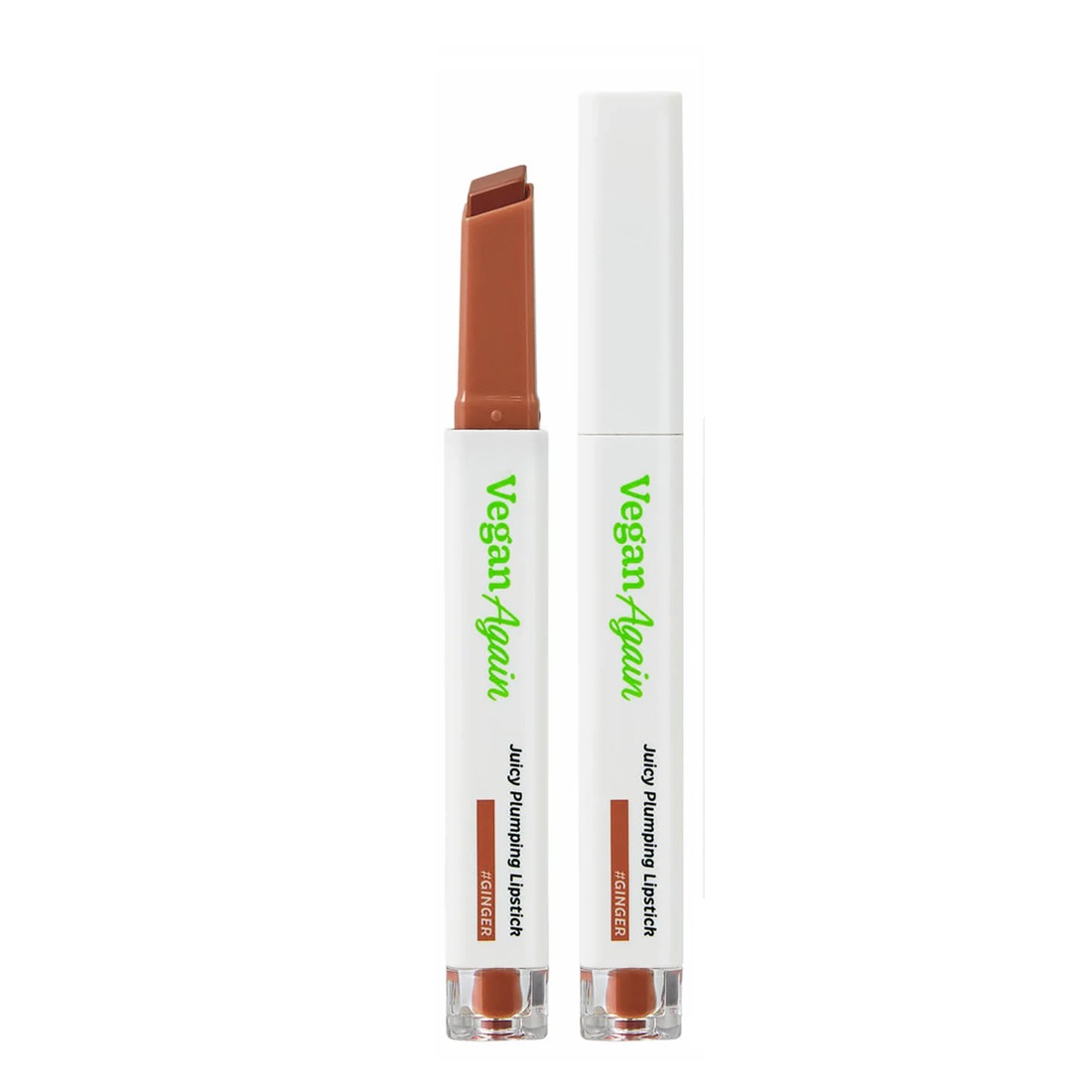(Touch in SOL) Vegan Again Juicy Plumping Lipstick [#Giner] 2g