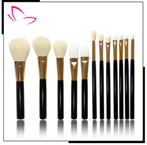 Wholesale 12 pcs Makeup Brush Sets Pro Cosmetics Brushes Eyebrow Eye Brow Powder Lipsticks Shadows Make Up Tool Kit