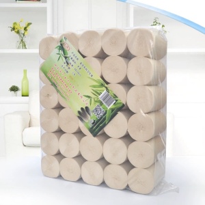 Wholesale custom Qianyun brand toilet paper quality super flexible recyclable household wholesale bulk toilet paper roll