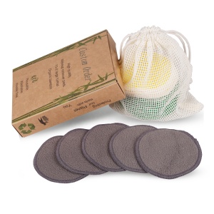 Wholesale Custom Reusable Makeup Remover Pads Bamboo