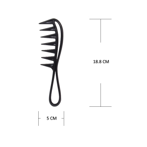 Wholesale Unique Design Personalized Magic Detangling Shower Wide Tooth Plastic Hair Comb
