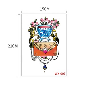 WX- 007 Custom Beauty Tattoo Sticker Body Art for Sale