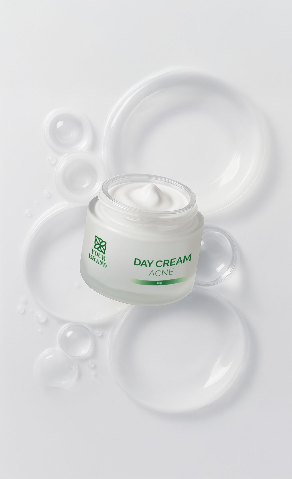 ACNE DAY CREAM  WITH UV FILTER Private Label