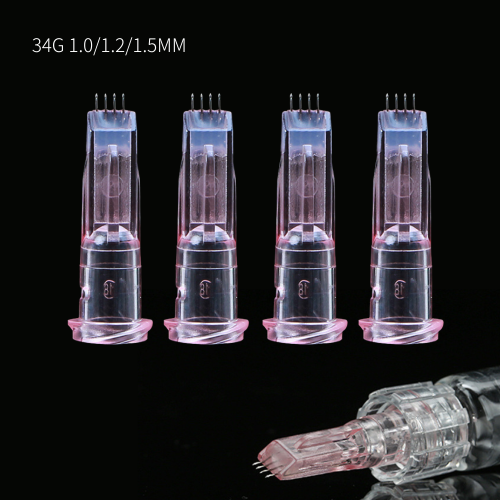 34G 1.0mm 1.2mm 1.5m Fillmed Hand Meso Nano Four 4 Pin Nanosoft 4pins Needles for Intradermal Mesotherapy Injections