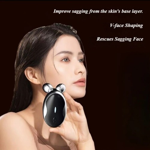 Portable Microcurrent High Frequency Facial Massager Face Lift Beauty Skincare Device