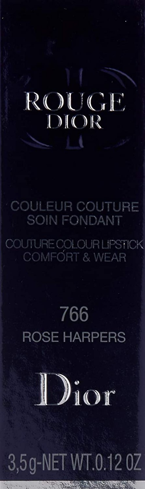 Christian Dior Rouge Dior Couture Color Comfort And Wear Lipstick, 766 Rose Harpers, 0.12 Ounce
