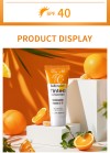 Lakerain Lightweight Tinted Sunscreen,Mineral Vitamin C Sun Cream,Daily Light‑Coverage Sun Protection Cream for Face Skin Care
