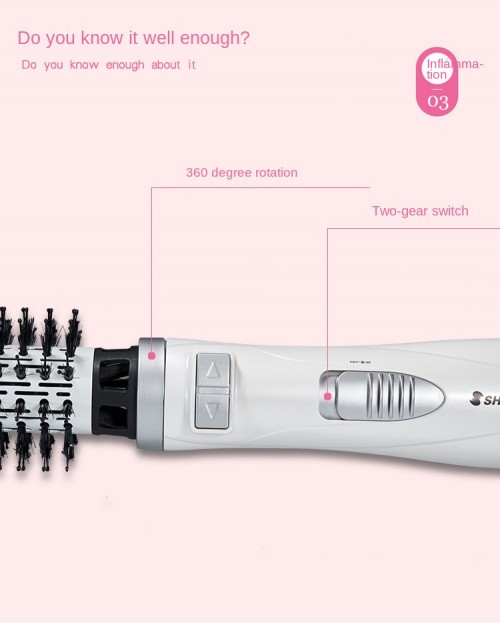 Automatic Rotating Blow Hair Dryer Brush Volumizer Rotating Hair Dryer Brush