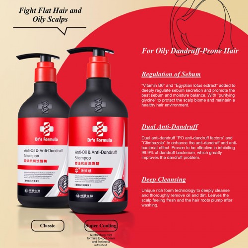 Dr's Formula Anti-Oil & Anti-Dandruff Shampoo