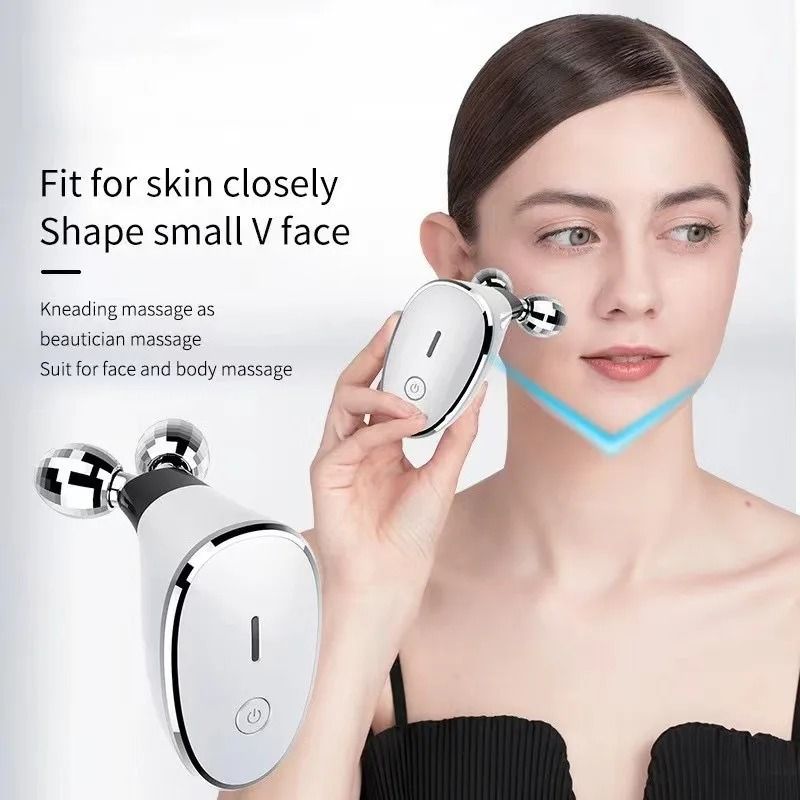 Portable Microcurrent High Frequency Facial Massager Face Lift Beauty Skincare Device