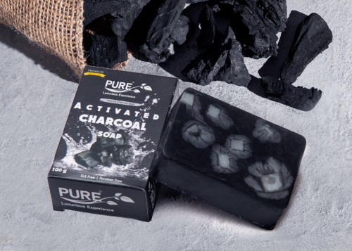 ACTIVATED CHARCOAL WITH CHIPS SOAP