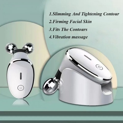Portable Microcurrent High Frequency Facial Massager Face Lift Beauty Skincare Device