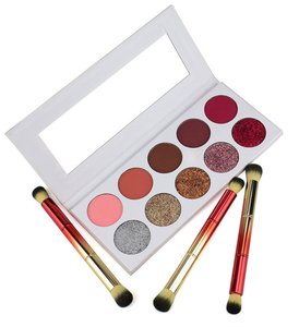 2019 10Colours big pigment eyeshadow No logo matte eyeshadow palette wholesales