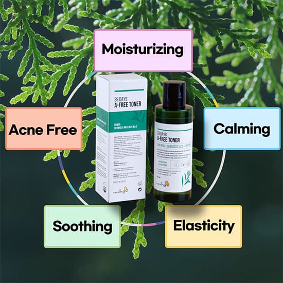 28 Days Toner Skincare Acne free, Moisturizing, Soothing