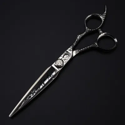 7inch Hairdressing Fashion Design Beauty Barber Scissors Damascus Pattern Scissor