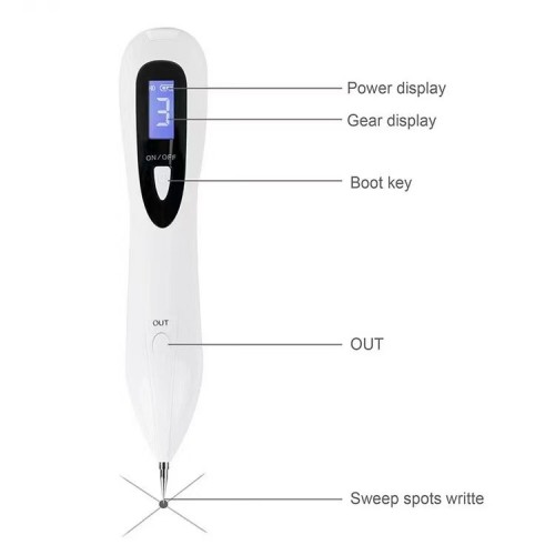 9-gear charging point pen laser spot scanning beauty instrument