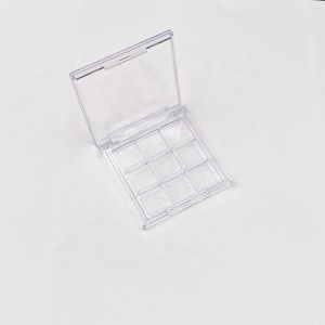 9 Grids Clear Empty Eyeshadow Dish DIY Eyeshadow Palette Eye Makeup Storage Box