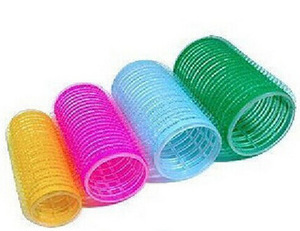 Beautiful style fashion hair rollers Magic tape plastic hooks