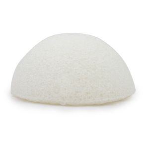 Bebevisa 100% Pure half-ball dry or wet konjac sponge wholesale