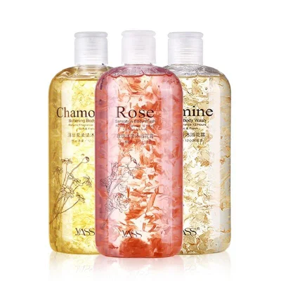 Body Wash Flower Extract Cherry and Blossom Petal Shower Gel