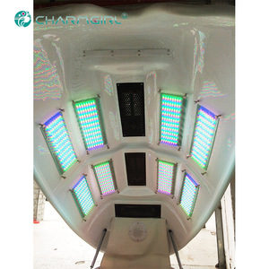 CE Photon 6 Lights 8 Pieces LED Far Infrared Sauna Capsule / Infrared Ozone Sauna Spa Capsule / Steam Sauna