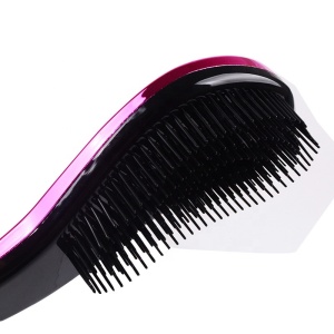China BSCI Factory Custom UV Electroplating Professional Detangler Hair Brush