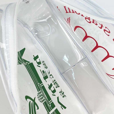 Custom Clear PVC Organizer Zipper Bag Waterproof Travel Toiletry Bag