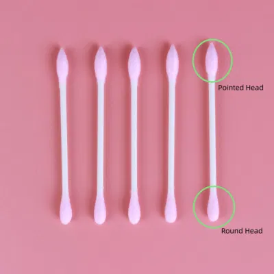 Disposable Eco Friendly Pointed Q Tips Paper Cotton Swab Mouth Swabs for Dry Mouth