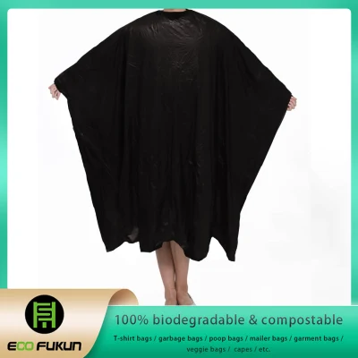 Disposable Hairdressing Cape, Biodegradable Barber Cape/Gown