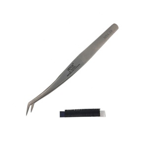 eyebrow use stainless steel tweezers for eyelash extension